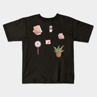 Detective sticker pack Kids T-Shirt